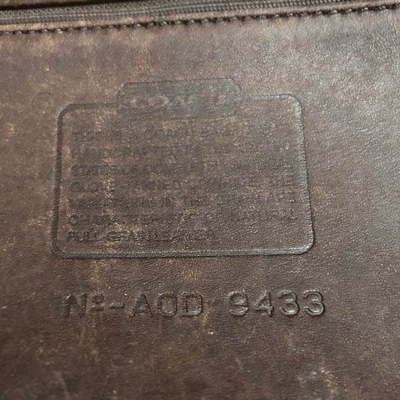Vintage Coach Brown Leather Bag - Picture 2 of 7